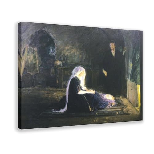 Tableau The Holy Family Henry Ossawa Tanner impression toile premium cadre suspendu