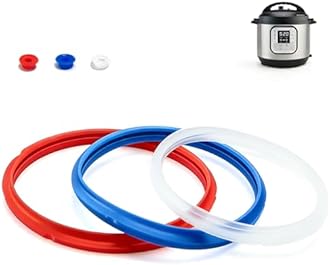 3 Pcs Food-Grade Silicone Sealing Ring - Instant Pot Silicone Seal Ring Replacement, Color Coded with 3, Sweet and Savory Edition - Perfect Accessory for 5/6 qt Instant Pot