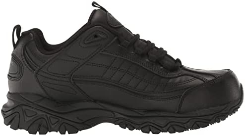 Skechers Men's 200118 Stiney Construction Shoe, Black, 10 | Image 5