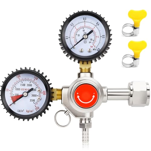 CO2 Druckminderer Druckregler CO2 Druckminderer Druckregler für Biermaschine Bierbrauen & Bierzapfanlage Home Brew Gasleitung Zubehör (1)