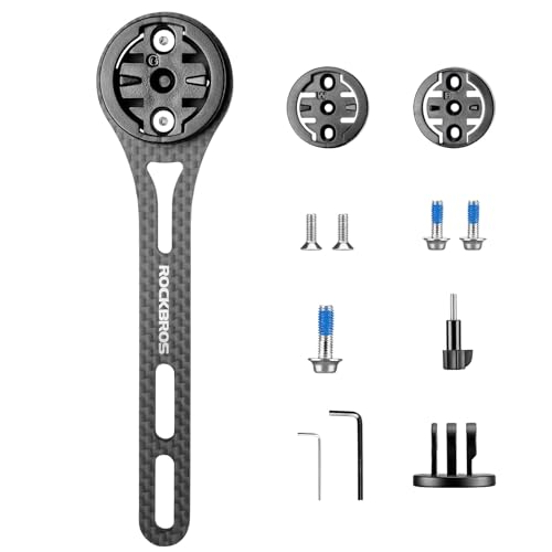 ROCKBROS Bike Computer Mount Out-Front for Garmin&Mainstream Bike Computers