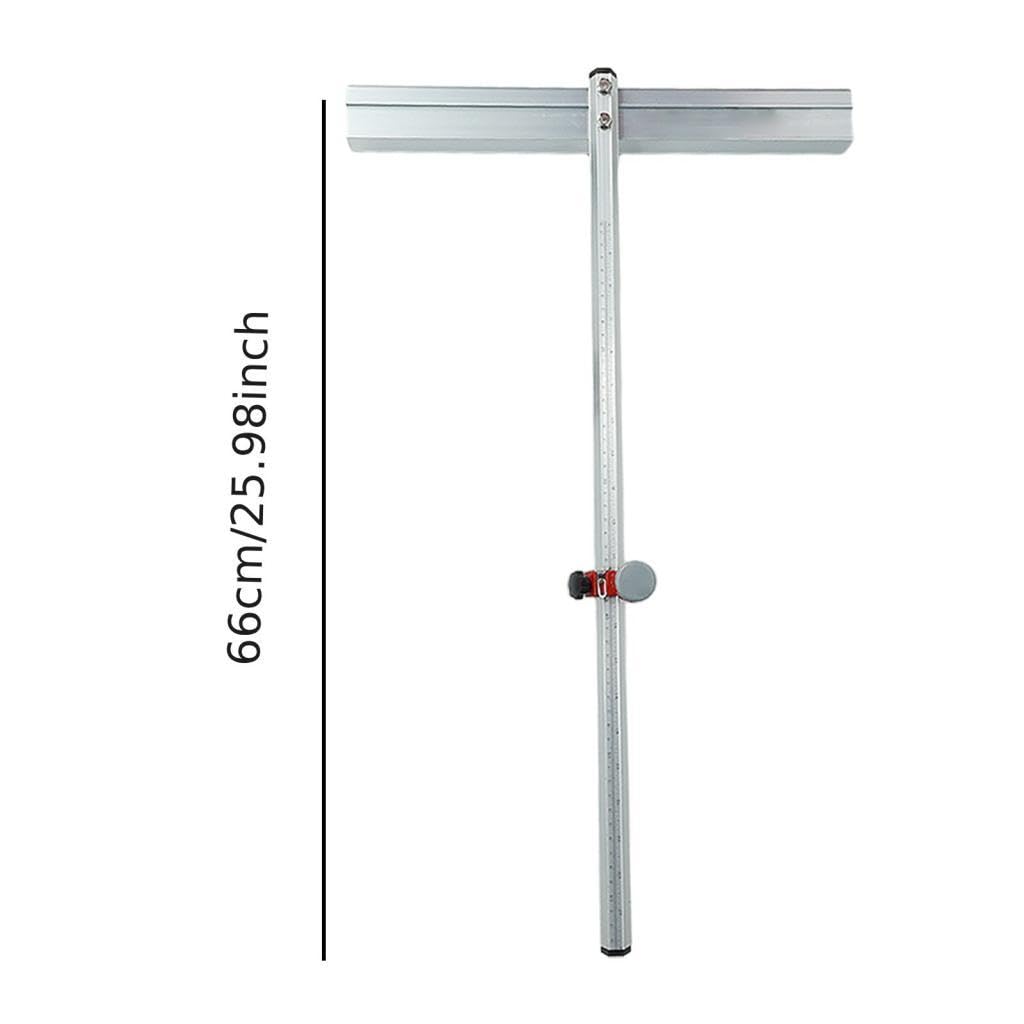 Tagliavetro a T, Lunghezza 60 Cm, Strumento a Striscia per Rompere E, Argento