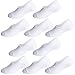 CHUNG Little Boys Girls Thin Half-Mesh Low Cut White Socks Summer 10 Pack 2-6Y