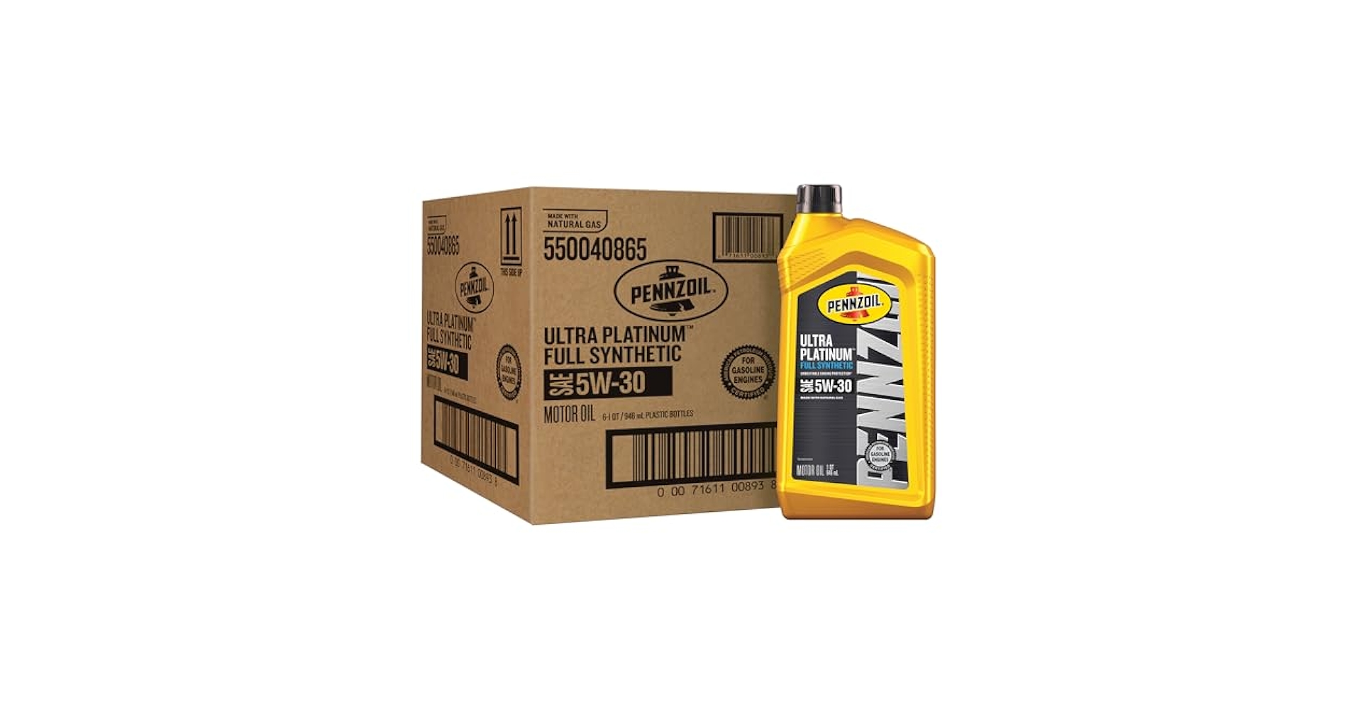 Pennzoil Ultra Platinum 5W-30 5クォート 2 pack) Pennzoil Ultra Platinum Full Synthetic 5W-30 Motor