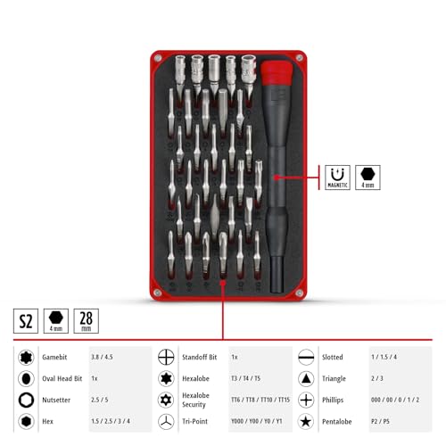 Original Einhell 33-Piece Precision and Electronics Repair Set (with Precision Bits - Image 2