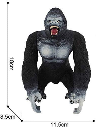 Wsimei Sculptures Gorilla Sculpture Kings Of The Jungle Garden Outdoor Statue House Decoration Animal Model Collection Ornaments 18 X 8.5 X 11.5 Cm #TOP4