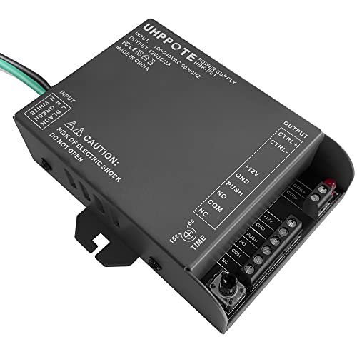 UHPPOTE AC 110-240V bis DC 12V 3A Netzteil für Türzugangskontrolle Weltweit Spannung Cover