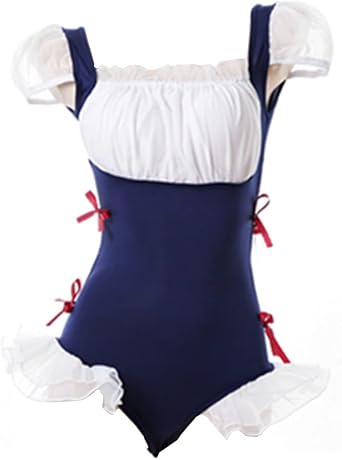 jrswai Anime Swimsuit Cute Cosplay Lingerie Underwear Bodysuit for Women Japanese Cartoon Swimwear