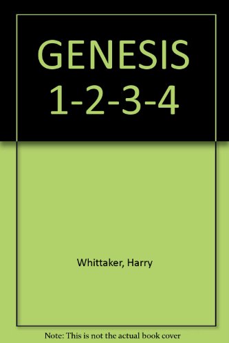 GENESIS 1-2-3-4 B00246CR9A Book Cover