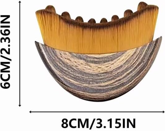 Contour Face Brush for Jawline and Cheeks, Facial Massage Tool image 2