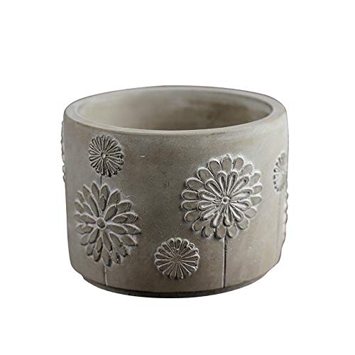 Moule silicone pot à fleurs ciment pour un bureau scandinave épuré
