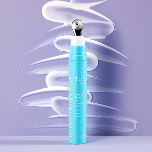 Tula Skin Care Instant De-Puff Eye Renewal Serum | Dark Circles Under Eye Treatment, Reduce Puffiness And Signs Of Wrinkles | 0.5 Fl Oz. #TOP2