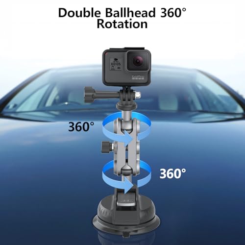 Fixation double rotule Wiseten avec rotation 360 stable pour Insta360 - 3