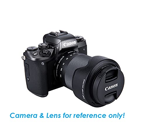 JJC LH-60F Bayonet Lens Hood, Compatible con Canon EF-M 18-150mm y RF-S 18-150mm, Reemplazo EW-60F miniatura 2