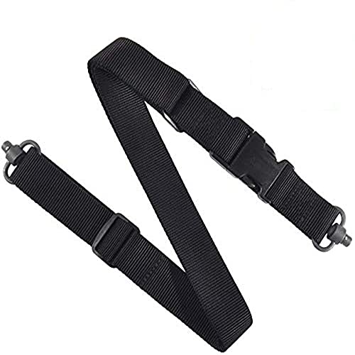 Hunting Explorer Rifle Nylon Outdoor Adjustable Belt Strap with 1.25" QD Swivel Military Tactical Safety Two Points Outdoor Belt QD Series Sling Adjustable Strap - Hunting Explorer
