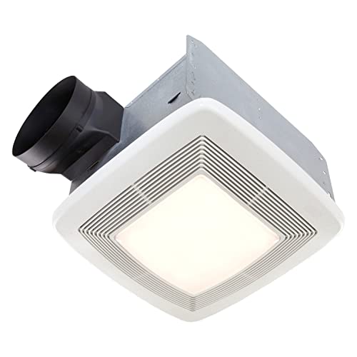 Broan Model QTXE080FLT 80 CFM 36 Watt Fluorescent Lighting Ultra Silent Bath Fan/Light