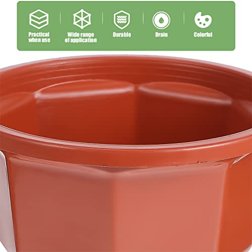 GANAZONO 15 Conjuntos De Vasos Suspensos De Plástico Conjunto De De Flores Suspenso Orifício De Dren