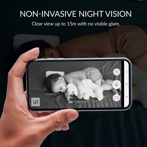 Babá Eletrônica Monitor Do Bebê Compatível com Alexa - Câmera de Vigilância Sem Fio Video 1080p HD e