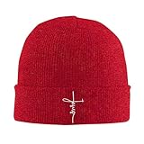 Jesus Christus Kreuz Christentum Religion Glaube Unisex Watch Cap Cuffed Wintermütze Winddichte Strickmütze Für Motorradfahren Outdoor Klettern