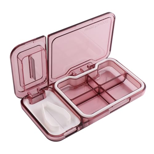 SEWOART ピル 箱 ピル仕切りボックス プラスチックピルスプリッター ピルスプリッターカッター タブレットピルスプリッター プラスチック ピルカッターケース 研磨剤 パソコン