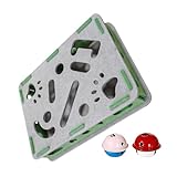 Kratz-Puzzle-Box für Katzen, leises Kratzspielzeug, mit 2 Glockenbällen aus Filz, für Kätzchen, Hunde, kleine, mittelgroße und große Rassen, Bodenpflege, Spielcouch, Möbelschutz