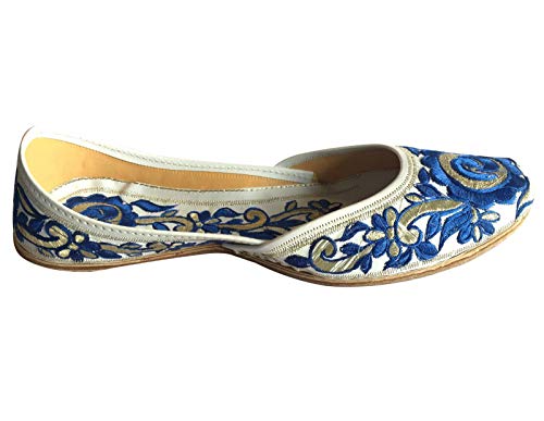Women Flat Ballerina Comfortable Punjabi Jutti Khussa Shoes Ethnic Loafers Pumps3