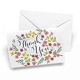 Hortense B. Hewitt 50 Count Retro Floral Thank You Cards