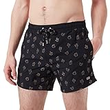 BOSS Herren White Shark Badehose, Black5, L