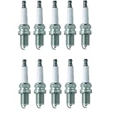 10 Pack Replacement 2087 V-Power Spark Plug for Beck for Arnley 1765240 for DENSO Auto 3119 K16-U K1