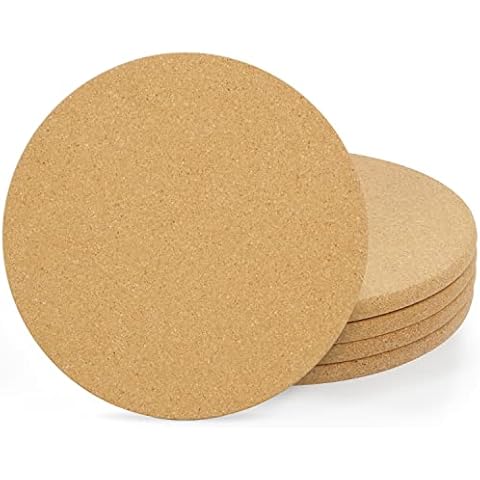 Belle Vous 4 Pack Cork Trivets Cover