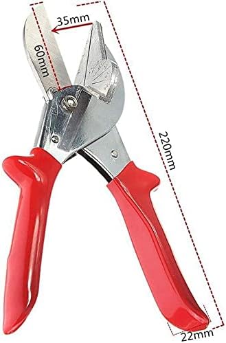 Adjustable Moulding Mitre Shear Cutter - Multi Angle Trim Scissors Multifunctional Trunking Shears with Safety Lock