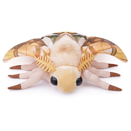 lilizzhoumax Simulation Dead leaf moth Plush Toy 14.96inch Soft Realistic Dead leaf moth Stuffed Animal Plush Toy for Kids Insect lovers Boys and Girls Gifts Home Decoration brown - Image 4