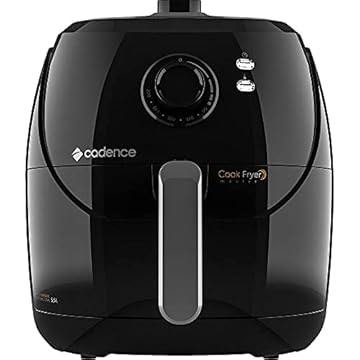 Fritadeira Sem Óleo Cadence Cook Fryer Master, 5,5L, Preta, 110V, FRT600