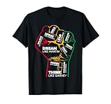 Inspiring Black Leaders Power Fist Hand Black History Month T-Shirt