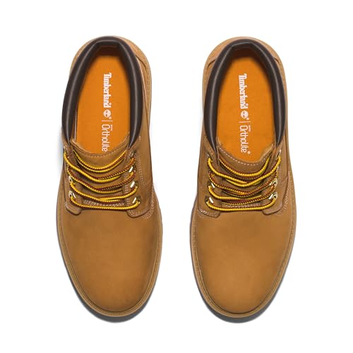Timberland Timberland Women's Stone Street Platform Waterproof Chukka Boot, Wheat-NEW 2024, 5 Wide