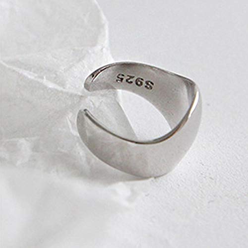 AdronQ Pendientes De Clip Aros Pendientes Pequeños De Plata 925 con Clip Pequeño Sin Piercing Mini Círculo Ear Cuff Minimalista Ear Puffs para Mujer Silver_Single