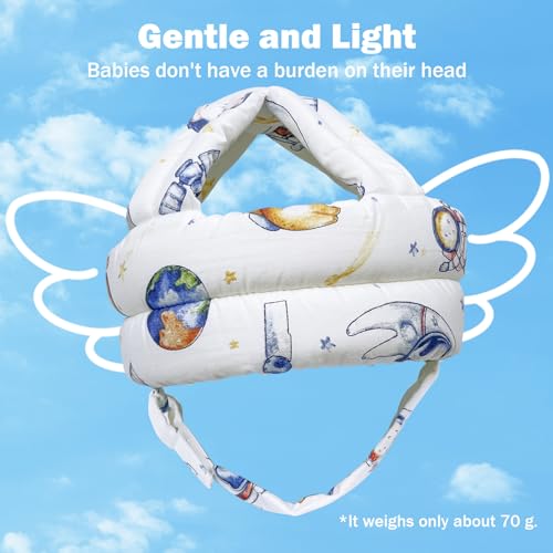 image for REFLYAWAY Baby Head Protector Baby Helmet for Crawling Walking, No Bum