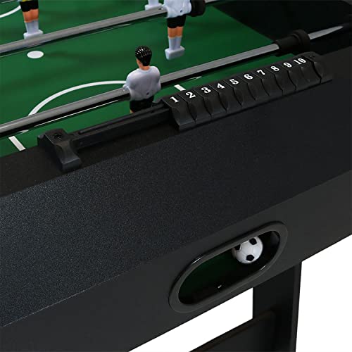 Sunnydaze Folding Foosball Table - 48 Inch Indoor Rod Hockey - Hollow Metal Rods - Space Saving Design For Family Game Room, Bar Or Recreational Room #TOP4