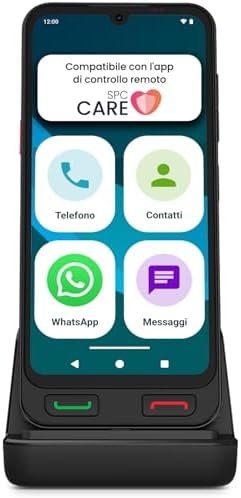 SPC Zeus 2 Pro - Smartphone per anziani compatibile con app gestione