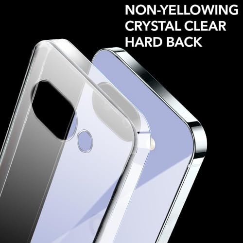Image of DIZORO Compatible with Google Pixel 9a 5G Back Cover Case Clear,[ Anti Yellow ][Military Grade Protection] Hard PC Back Cover Transparent