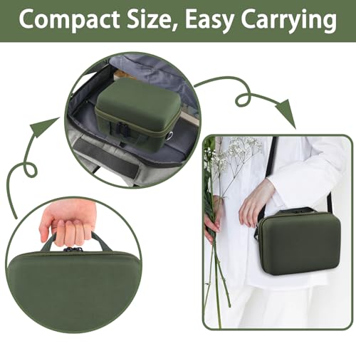 Funda rígida Aenllosi para cámara Instax Wide 400, verde miniatura 6