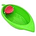 TEHAUX Bird Bath for Cage- Small Tub Bowl for Inside Cage Birdbath Shower for Parrot/Parakeets/Cockatiels/Canary/Budgerigar (Rosy, Green) 1