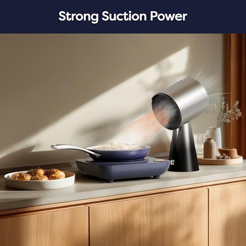 Image of CIARRA Portable Range Hood Pro, 3-Speed 150CFM Desktop Kitchen Exhaust Fan