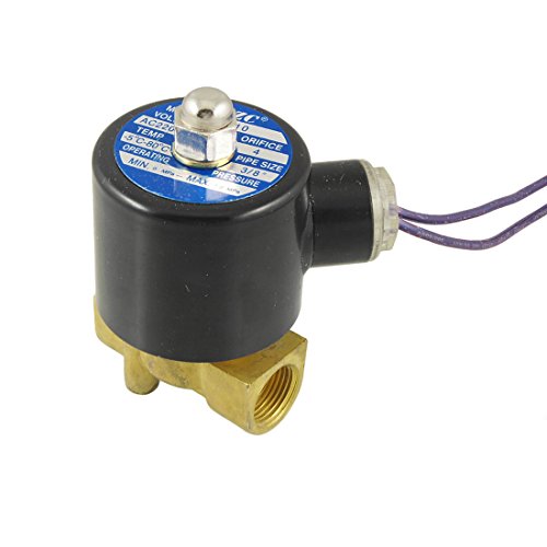 Électrovanne électrique 3/8 AC 220V robuste pour fluides et pneumatique - 2