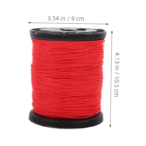 PRETYZOOM 3 rollos de cuerda trenzada de nylon para construcción exterior, cuerda para obra con mango ajustable para proyectos de albañilería miniatura 2