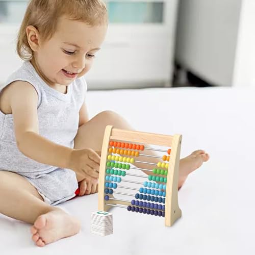 Boulier pour math à cadre en bois jouet de comptage éducatif