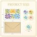 24 Pack Thank You Cards with Envelopes, Blank Floral Greeting Cards Bulk for Teachers, Coworkers, Friends, Assorted Appreciation Cards for Birthday, Graduation, Business, Wedding & More