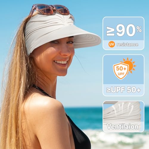 Trifabricy TYKQZOULD9L Sun Visor Hats, Wide Brim Sun Hats thumb #1