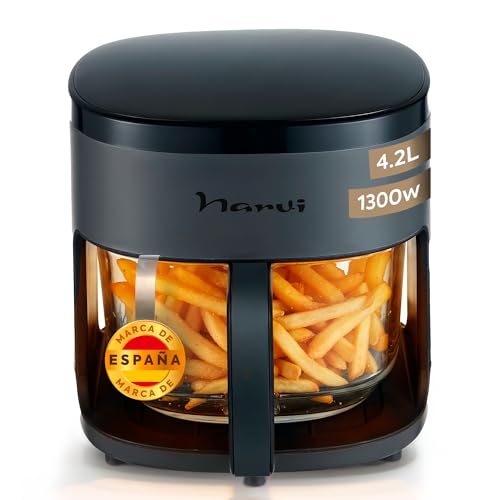 NARVI: Freidora de Aire 1300W con Bandeja