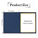 50 Packs Certificate Holders, Navy Blue Diploma Holders, Certificate Covers with Gold Foil Border for Letter Size 8.5 x 11 Award Certificates, Diploma and Documents